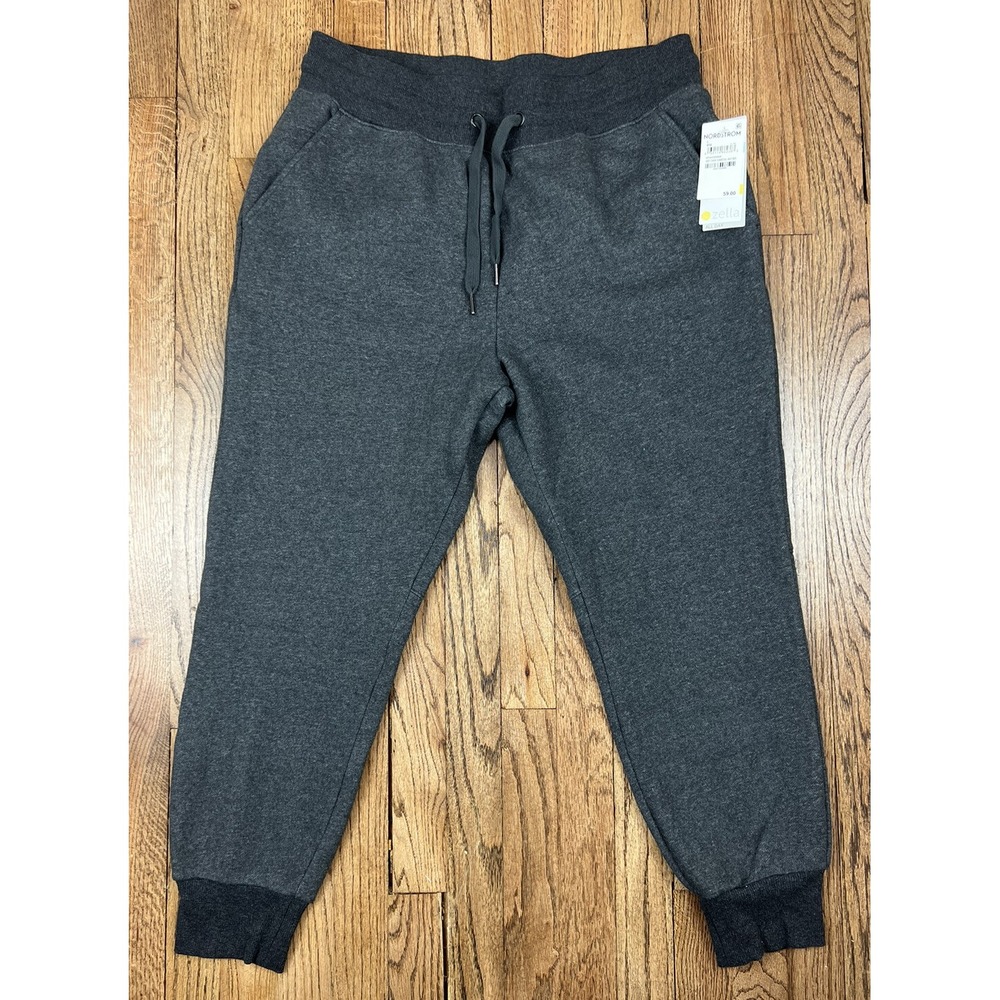 NWT Zella Live In Pocket Joggers Lightweight Knit Moisture Wicking Sz Large